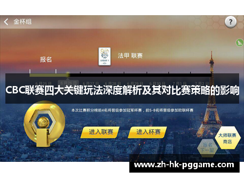 CBC联赛四大关键玩法深度解析及其对比赛策略的影响