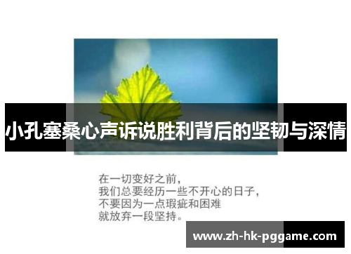 小孔塞桑心声诉说胜利背后的坚韧与深情